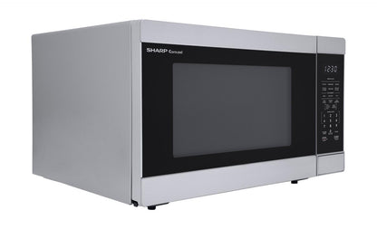 SHARP SMC1662KS Sharp 1.6 Cu. Ft. 1100w Stainless Steel Countertop Microwave Oven