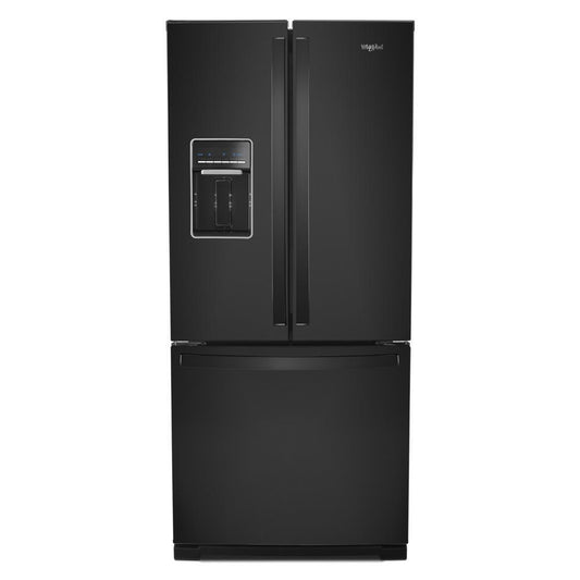 WHIRLPOOL WRF560SEHB Whirlpool 30-inch Wide French Door Refrigerator - 20 Cu. Ft.