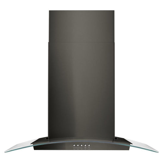 WHIRLPOOL WVW51UC0HV Whirlpool 30"" Concave Glass Wall Mount Range Hood