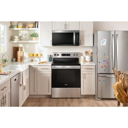 WHIRLPOOL WMMS3130RZ 30 W 1.7 Cu. Ft Over the Range Microwave With 1000-watts Cooking Power