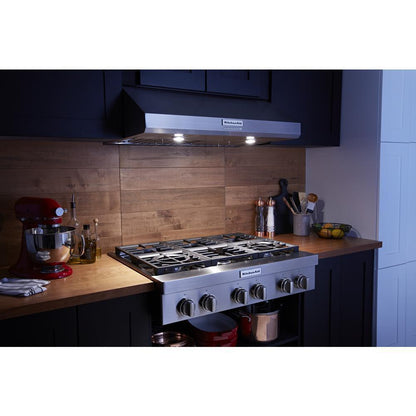 KITCHENAID KCGC506JSS Kitchenaid 36'' 6-burner Commercial-style Gas Rangetop - STAINLE...