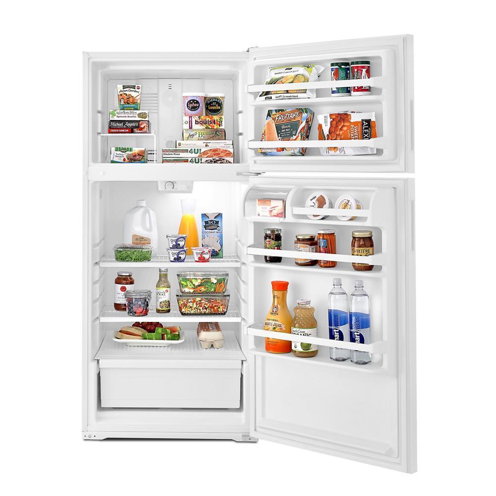 AMANA ART104TFDB Black Amana 14 Cu. Ft. Top-freezer Refrigerator With Flexible ST...