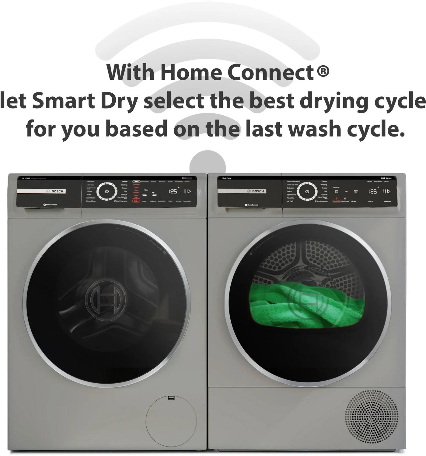 BOSCH WGB246AXUC Bosch 800 Series Compact Washer , Silver Inox Wgb246axuc
