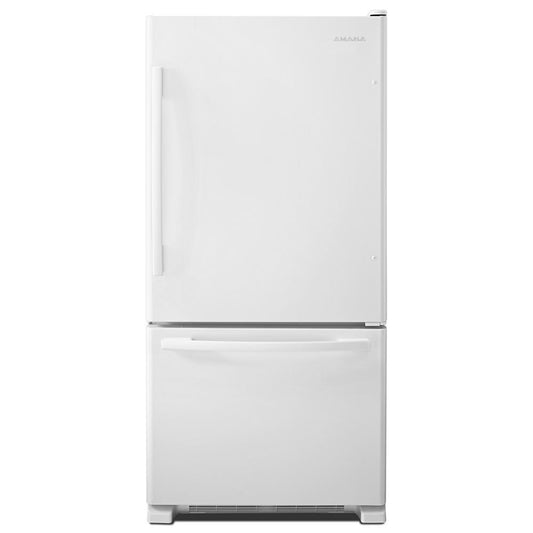 AMANA ABB2224BRW 21.9 Cu. Ft. Energy Star Qualified Bottom-freezer Refrigerator -...