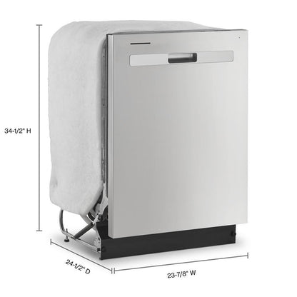 WHIRLPOOL WDP540HAMZ Whirlpool 55 Dba Quiet Dishwasher With Boost Cycle and Pocket Handle