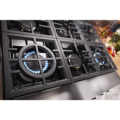 KITCHENAID KFDC506JSS Kitchenaid 36'' Smart Commercial-style Dual Fuel Range With 6 BU...