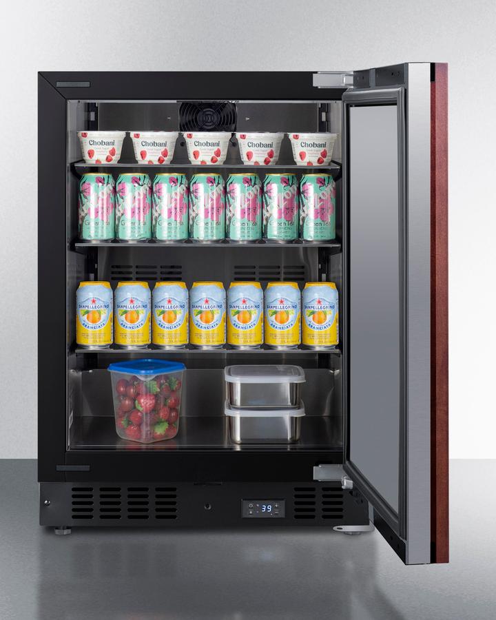 SUMMIT SCR610BLSDIF Built-in Undercounter Commercial All-refrigerator W/ss Interior, DI...