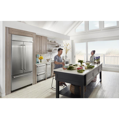 KITCHENAID KBFN506ESS Stainless Steel Kitchenaid 20.5 Cu. Ft. 36"" Width Built In PANEL...