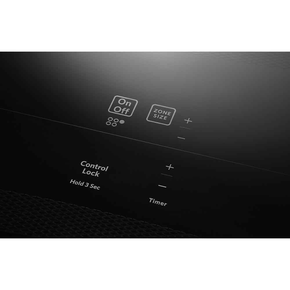 KITCHENAID KCES950KBL 30"" Electric Cooktop With 5 Elements and Touch-activated Controls