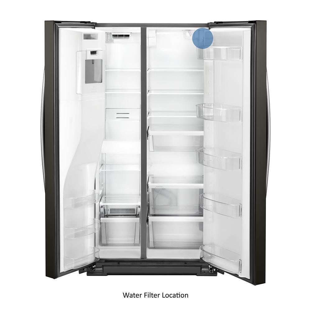 WHIRLPOOL WRS571CIHV Whirlpool 36-inch Wide Counter Depth Side-by-side Refrigerator -...