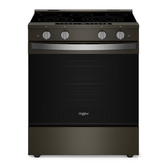 WHIRLPOOL WSES7530RV 30-inch Smart Slide In Electric Range With Air Cooking Technology, ...
