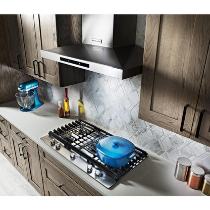 KITCHENAID KVWB606DSS Stainless Steel Kitchenaid 36'' Wall-mount, 3-speed Canopy Hood