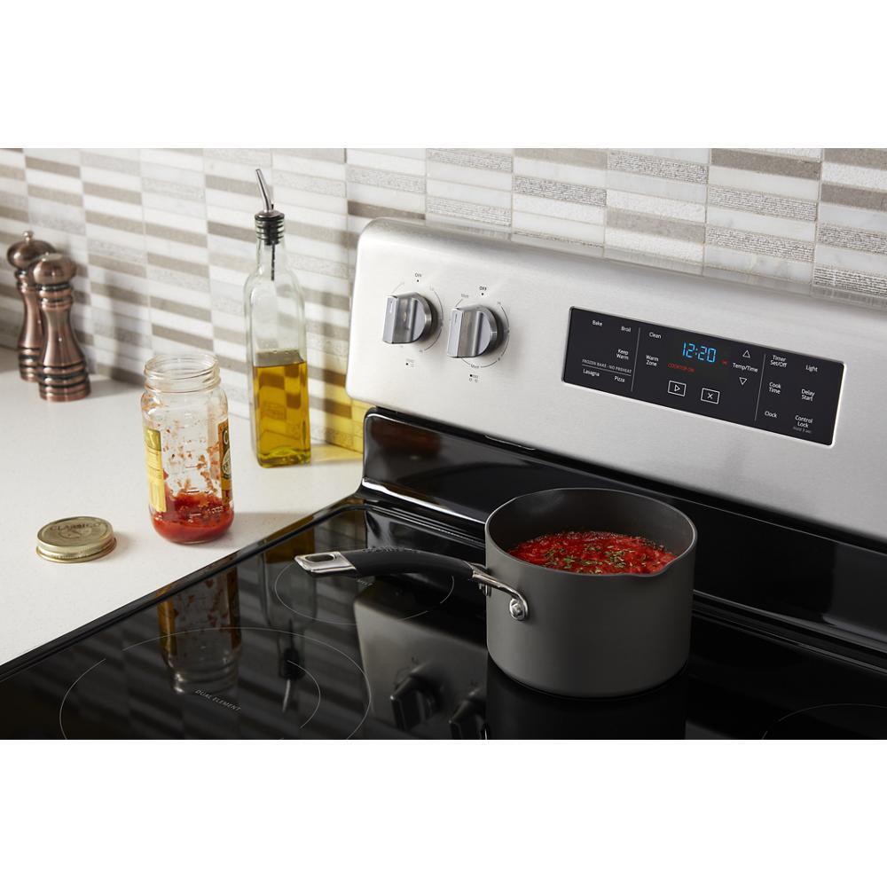 WHIRLPOOL WFE525S0JS 5.3 Cu. Ft. Whirlpool Electric Range With Frozen Bake Technology