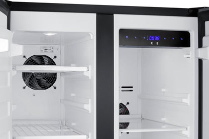SUMMIT FFRF24SS Summit 24"" Wide Built-in Refrigerator-freezer