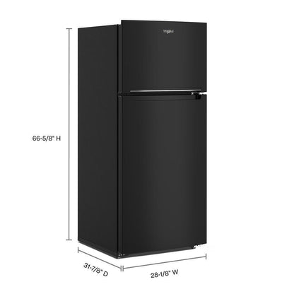 WHIRLPOOL WRTX5328PB Whirlpool 28-inch Wide Top-freezer Refrigerator - 16.3 Cu. Ft.