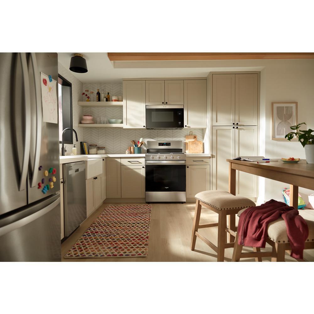 WHIRLPOOL WFGS5030RZ 30-inch Gas Range With Air Fry and Air Baking, Self Cleaning, RAPID...