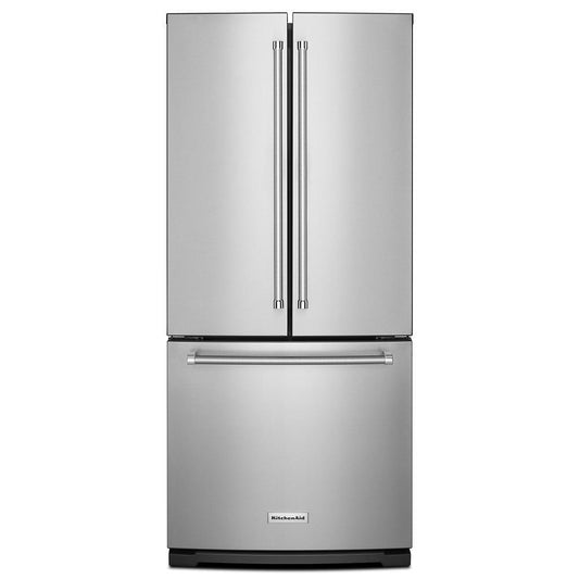 KITCHENAID KRFF300ESS Stainless Steel Kitchenaid 20 Cu. Ft. 30-inch Width Standard DEP...