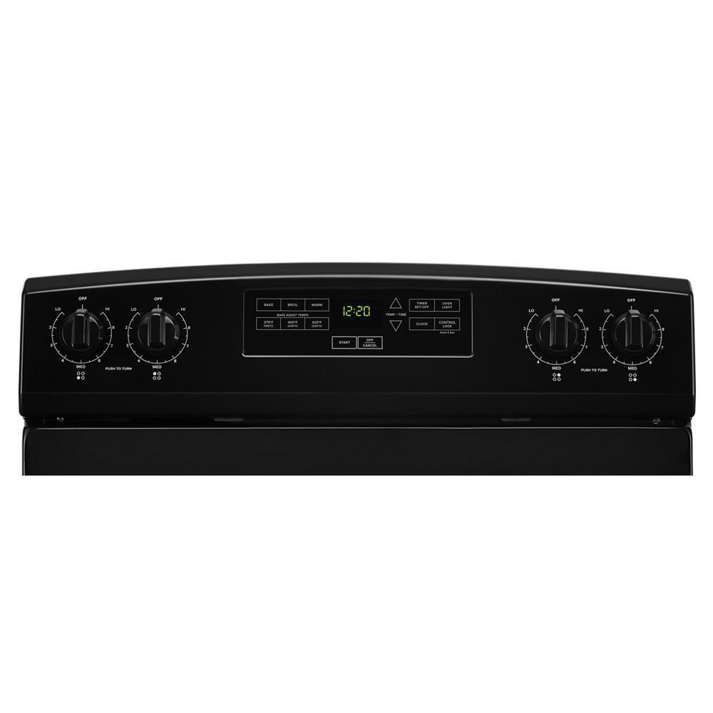 AMANA ACR4303MFB 30-inch Amana Electric Range With Bake Assist Temps - Black