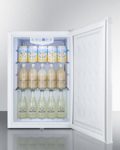 SUMMIT FF31L7 Commercially Approved Countertop All-refrigerator In White With DIG...