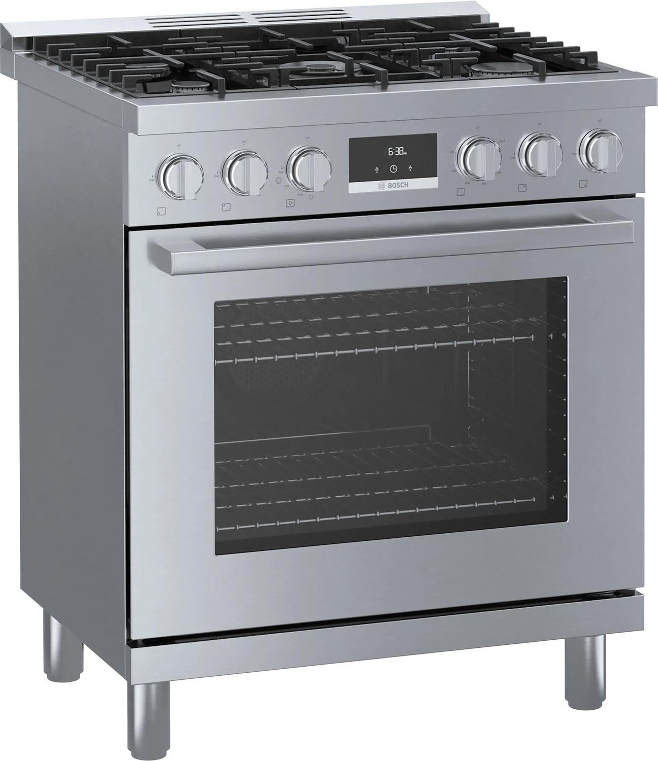 BOSCH HGS8055UC 800 Series Gas Freestanding Range 30'' Stainless Steel Hgs8055uc
