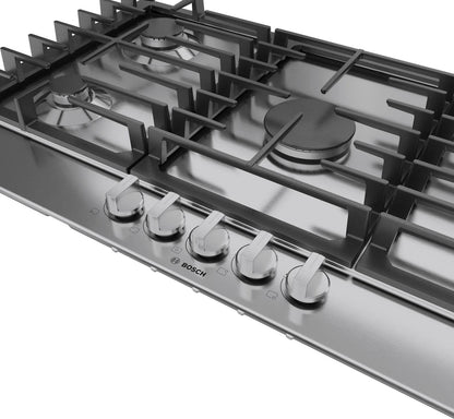 BOSCH NGM3650UC Bosch 300 Series Gas Cooktop Stainless Steel