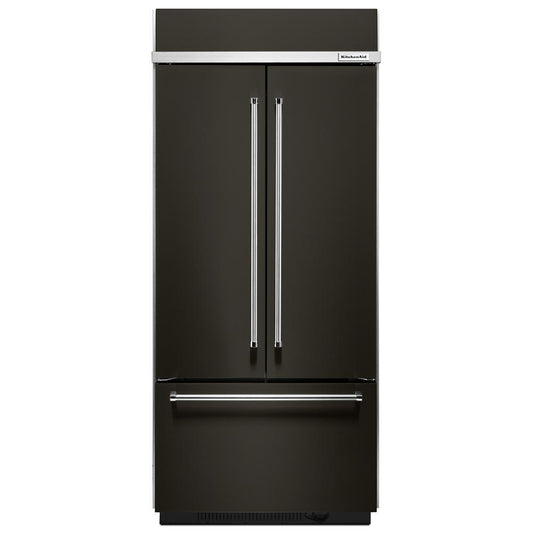 KITCHENAID KBFN506EBS Kitchenaid 20.8 Cu. Ft. 36"" Width Built In Stainless Steel FRENC...
