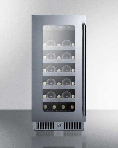 SUMMIT CL155WCLHD Summit 15"" Wide Built-in Wine Cellar