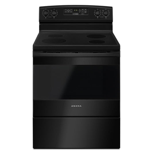 AMANA AER6603SFB 30-inch Amana Electric Range With Self-clean Option - Black