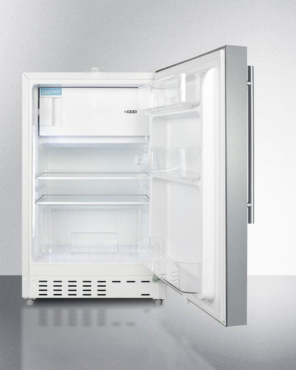 SUMMIT ALRF48CSSHV Summit 20"" Wide Built-in Refrigerator-freezer, Ada Compliant