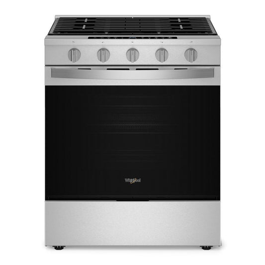 WHIRLPOOL WSGS7530RZ 30-inch Smart Slide In Gas Range With Air Cooking Technology, No PR...