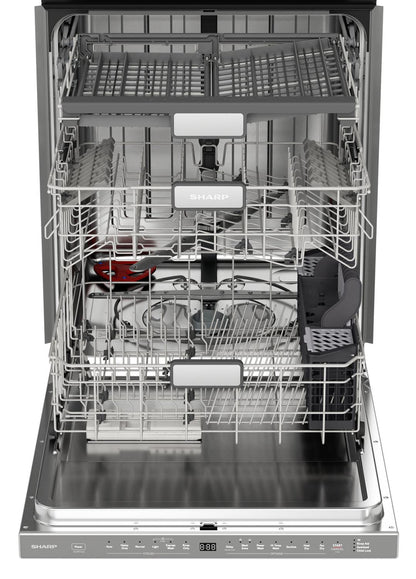 SHARP SDW6767HS Sharp 24 In. Slide-in Smart Dishwasher