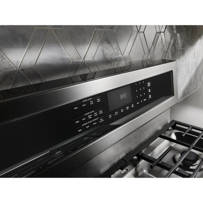 KITCHENAID KFDD500ESS Stainless Steel Kitchenaid 30-inch 5 Burner Dual Fuel Double OVE...