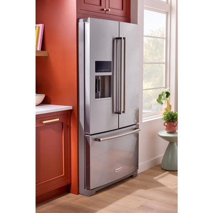 KITCHENAID KRFF577KPS 26.8 Cu. Ft. Standard-depth French Door Refrigerator With Exterior ...