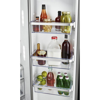 KITCHENAID KRSF705HPS 24.8 Cu Ft. Side-by-side Refrigerator With Exterior Ice and Water A...