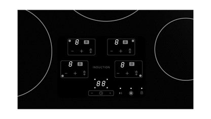 SHARP SDH3042DB 30"" Width Induction Cooktop, European Black Mirror Finish Made WITH...