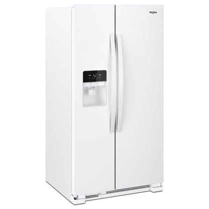 WHIRLPOOL WRS321SDHW Whirlpool 33-inch Wide Side-by-side Refrigerator - 21 Cu. Ft. - ...