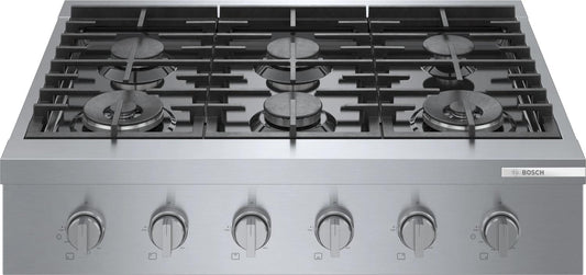 BOSCH RGM8658UC Bosch 800 Series Gas Rangetop 36'' Stainless Steel Rgm8658uc
