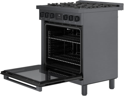 BOSCH HGS8045UC 800 Series Gas Freestanding Range 30'' Black Stainless Steel Hgs8045uc