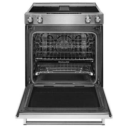 KITCHENAID KSEG950ESS Stainless Steel Kitchenaid 30-inch 4-element Electric Downdraft ...