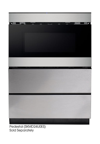 SHARP SMD2489ES 24 In. 1.2 Cu. Ft. 950w Sharp Stainless Steel Iot Easy Wave Open MI...