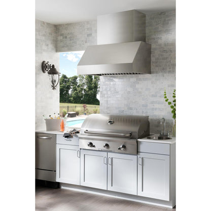 BROAN EPD6148SS Broan 48"" Stainless Steel Pro-style Outdoor Hood