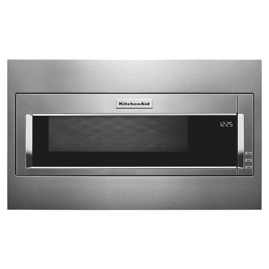 KITCHENAID KMBT5511KSS 1000 Watt Built-in Low Profile Microwave With Standard Trim Kit - S...