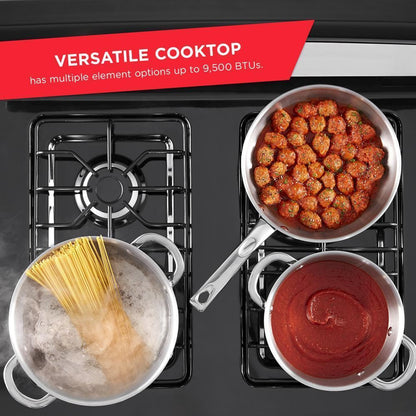 AMANA AGR4203MNW Amana 30-inch Gas Range With Easy-clean Glass Door