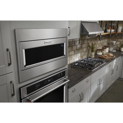 KITCHENAID KMBT5511KSS 1000 Watt Built-in Low Profile Microwave With Standard Trim Kit - S...