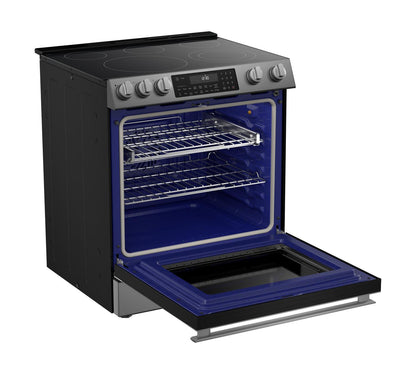 SHARP SSR3065JS Sharp 30 In. Electric Convection Slide-in Range With Air Fry