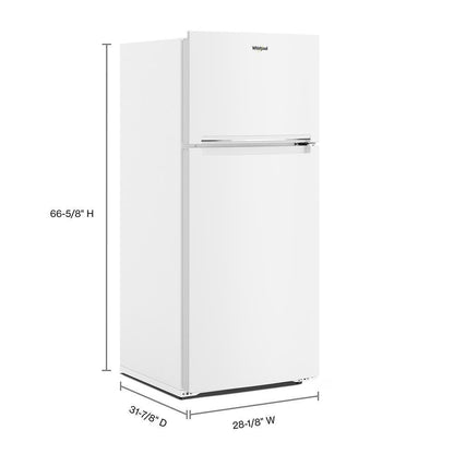 WHIRLPOOL WRTX5328PW Whirlpool 28-inch Wide Top-freezer Refrigerator - 16.3 Cu. Ft.