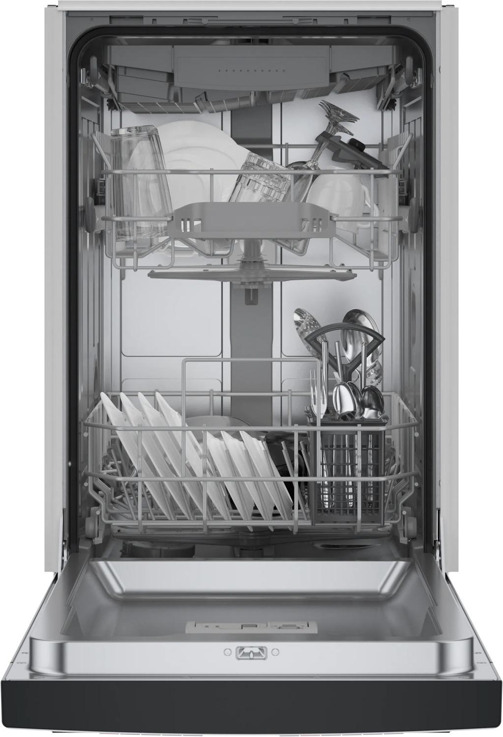 BOSCH SPE53C56UC Bosch 300 Series Dishwasher 17 3/4"" Black Spe53c56uc