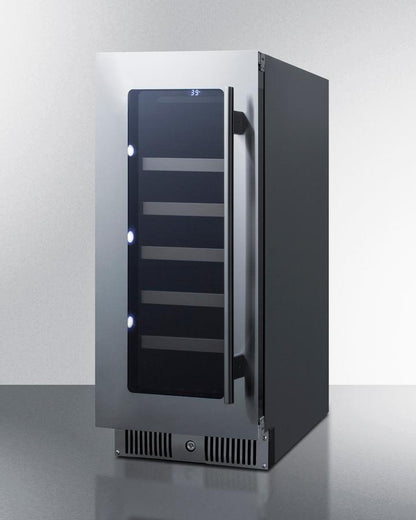 SUMMIT CL155WCLHD Summit 15"" Wide Built-in Wine Cellar