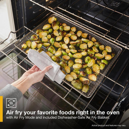 WHIRLPOOL WOEC7027PZ Whirlpool 4.3 Cu. Ft. Wall Oven Microwave Combo With Air Fry