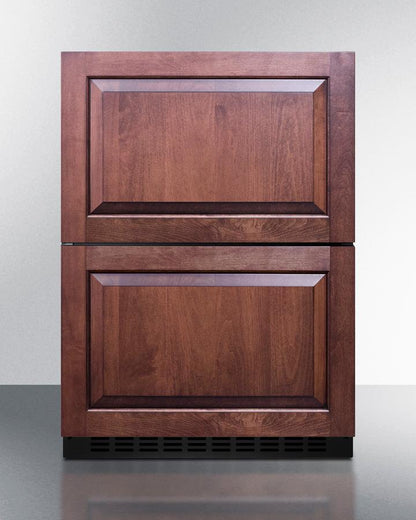 SUMMIT ADFD243PNR Summit 24"" Wide 2-drawer All-freezer (panels Not Included)